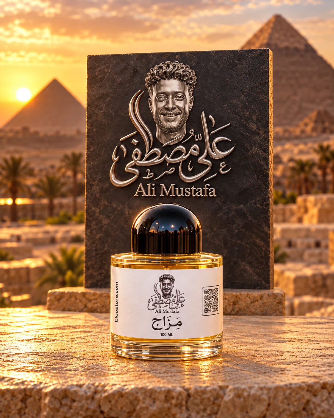 مزاج - Ali Mustafa perfume - 100 ml - image 2 مزاج perfume bottle, 100 ml, image 2