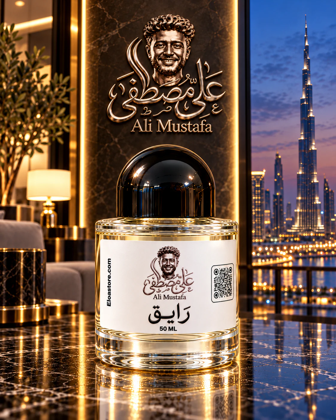 رايق ali mustafa perfume 50 ml image 2 رايق perfume bottle, 50 ml, image 2