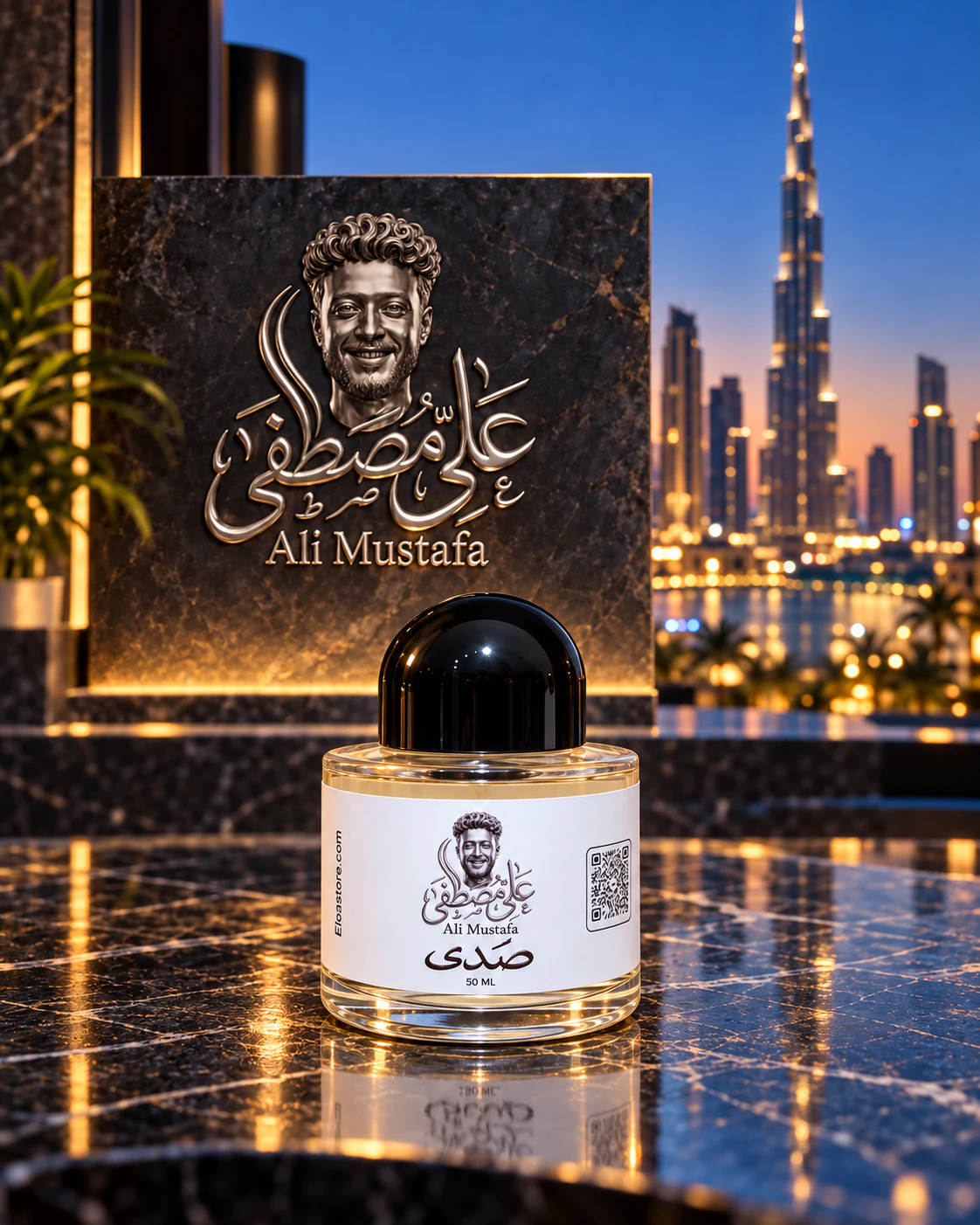 صدى - Ali Mustafa perfume - 50 ml - image 2 صدى perfume bottle, 50 ml, image 2