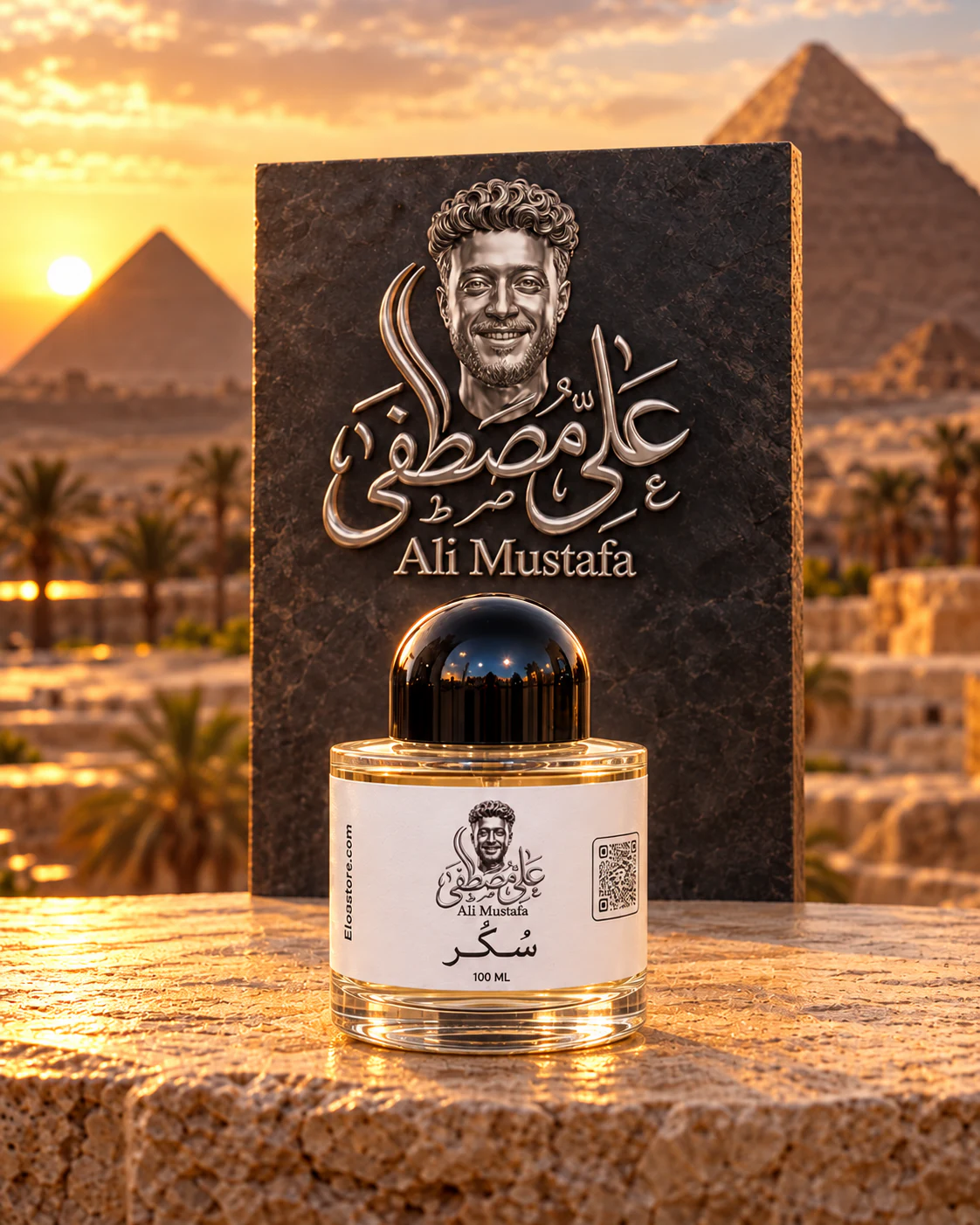 سكر - Ali Mustafa perfume - 100 ml - image 2 سكر perfume bottle, 100 ml, image 2