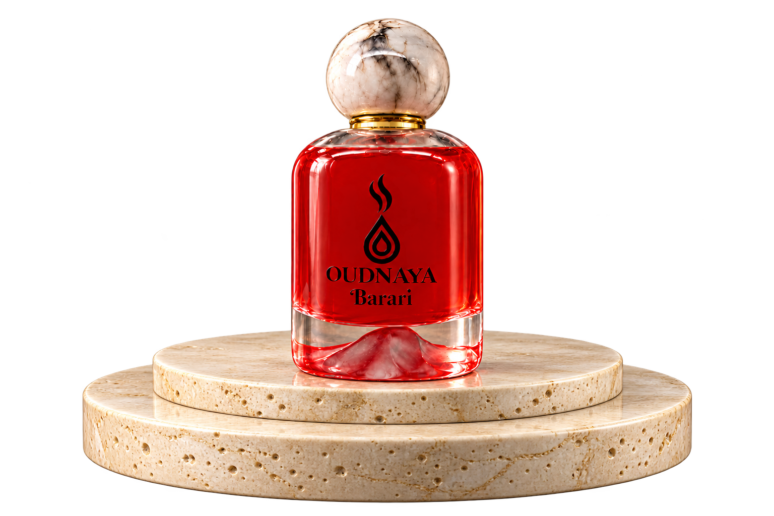 OUDNAYA perfume on marble